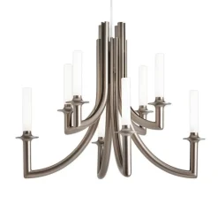 Kartell Lysekroner > Khan lysekrone, Ø 77 cm, mat bronze