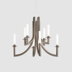Kartell Lysekroner > Khan lysekrone, Ø 77 cm, mat bronze