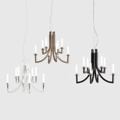 Kartell Lysekroner > Khan lysekrone, Ø 77 cm, transparent