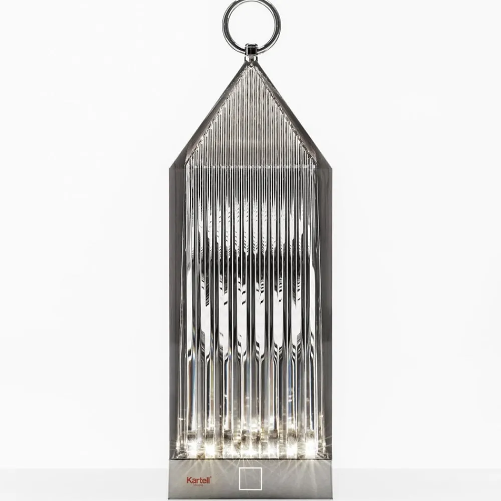 Kartell Dekorationsbelysning > Lantern LED-bordlampe, røggrå IP54
