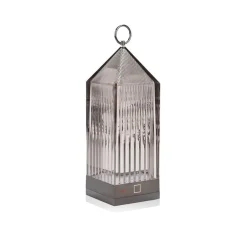 Kartell Dekorationsbelysning > Lantern LED-bordlampe, røggrå IP54