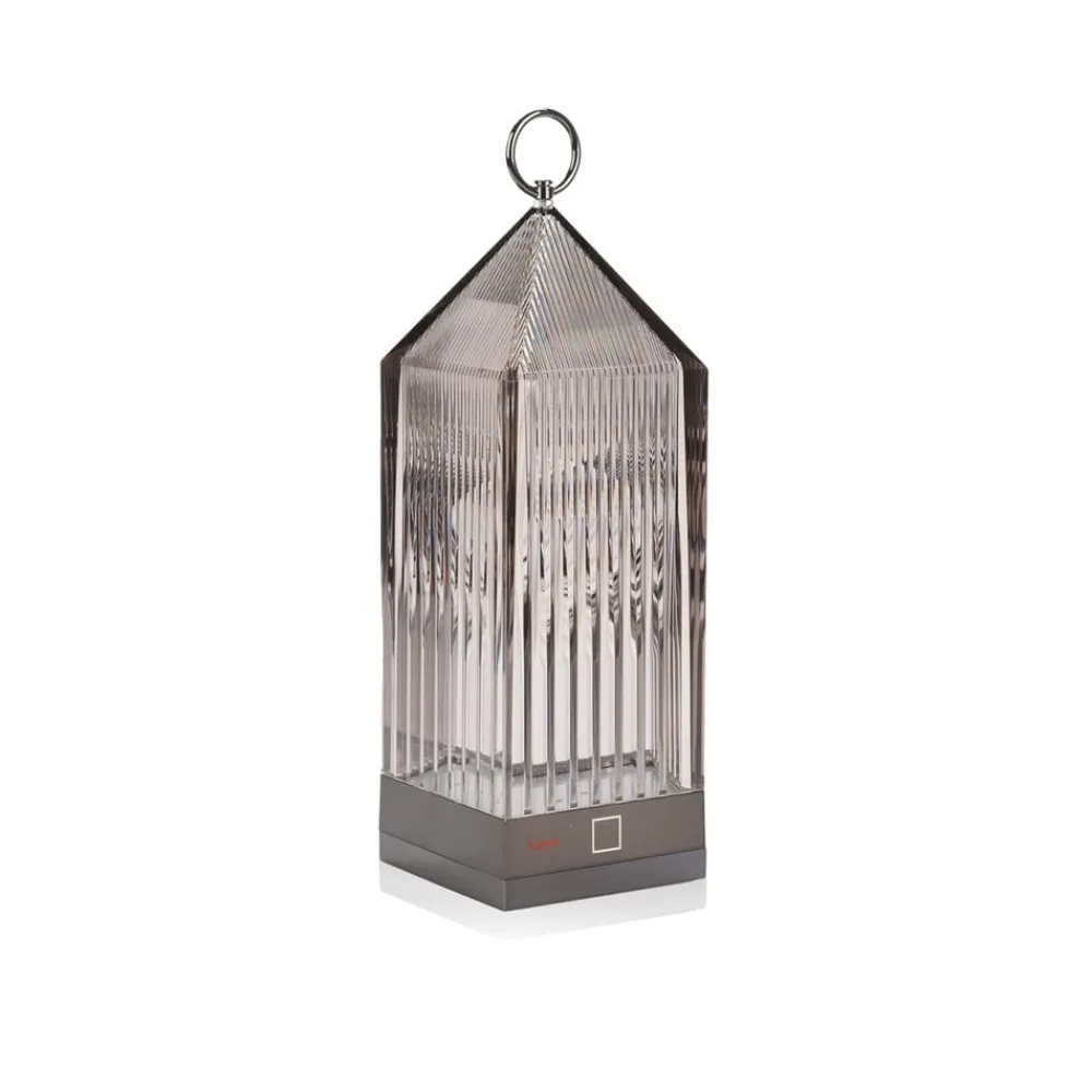 Kartell Dekorationsbelysning > Lantern LED-bordlampe, røggrå IP54