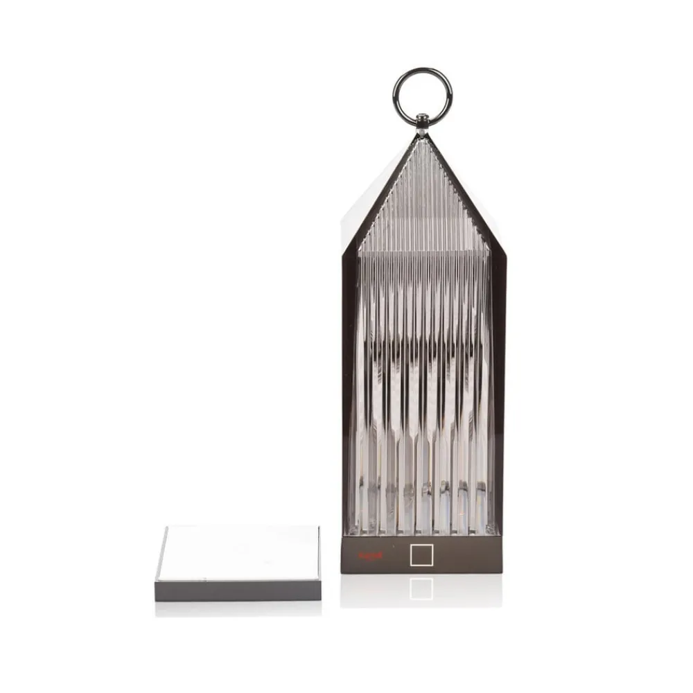 Kartell Dekorationsbelysning > Lantern LED-bordlampe, røggrå IP54