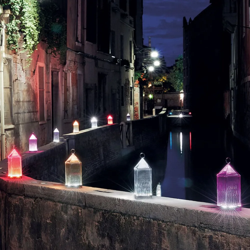 Kartell Dekorationsbelysning > Lantern LED-bordlampe, røggrå IP54