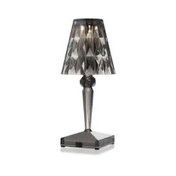 Kartell Dekorationsbelysning|Terrassebelysning > LED-bordlampe Batteri, 26 cm, røggrå, IP54