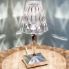 Dekorationsbelysning ^ Kartell LED-bordlampe Batteri, 26 cm, kromfarvet, IP54