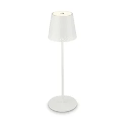 Briloner Dekorationsbelysning|Terrassebelysning > Kiki LED-bordlampe, hvid, IP44, 3.000K