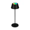 Briloner Terrassebelysning > Kiki LED-bordlampe, sort, IP44, 3.000 K, RGBW