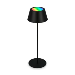 Briloner Terrassebelysning > Kiki LED-bordlampe, sort, IP44, 3.000 K, RGBW