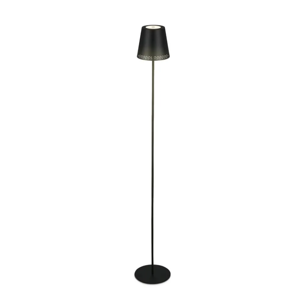 Briloner Terrassebelysning > Kiki LED-gulvlampe, 3.000K, sort, IP44
