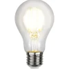STAR TRADING Filament Pære|Led Pærer > Klar E27 A60 LED-pære 3,5 W, AC/DC 12-24 V 2.700 K