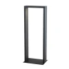 KLEWE Dekorationsbelysning|Solcellelamper > LED-solcellelampe AXIS MAXI, antracit, 65 cm, aluminium, IP65