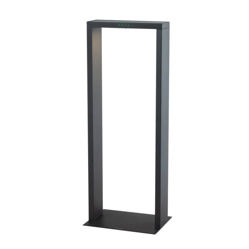 KLEWE Dekorationsbelysning|Solcellelamper > LED-solcellelampe AXIS MAXI, antracit, 65 cm, aluminium, IP65