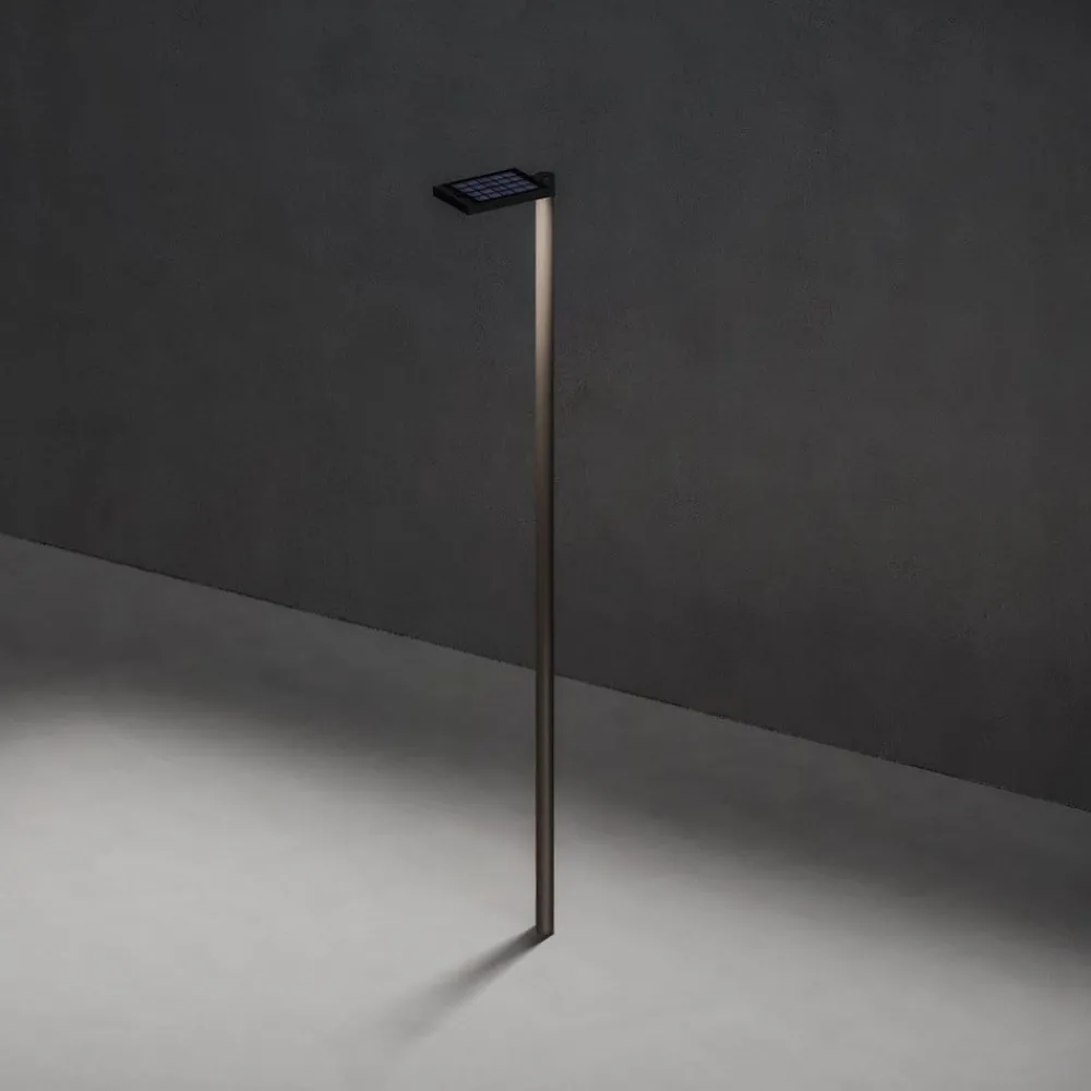 KLEWE Solcellelamper|Lygtepæle > LED-solcellelampe LINK uden stang, antracit, IP65