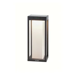 KLEWE Solcellelamper > LED-solcellelampe RADIA MINI MOON, antracit, 35 cm, IP65