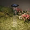 Solcellelamper ^ KLEWE LED-solcellelampe Scotty, klar/antracit, 60 cm, IP65