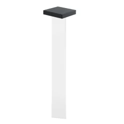 Solcellelamper ^ KLEWE LED-solcellelampe Scotty, klar/antracit, 60 cm, IP65