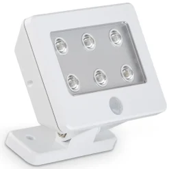 Briloner Udendørs Spot > Kollig udendørs LED-spot med sensor, IP54, hvid