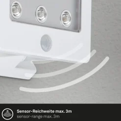 Briloner Udendørs Spot > Kollig udendørs LED-spot med sensor, IP54, hvid
