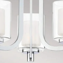 QUOIZEL Loftlamper > Kolt IP44-loftslampe med dobbelte glasskærme