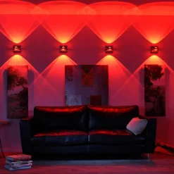 Q-Smart-Home Loftlamper > Kontrollerbar LED-væglampe Fisheye, fjernbetjening