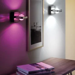 Q-Smart-Home Loftlamper > Kontrollerbar LED-væglampe Fisheye, fjernbetjening