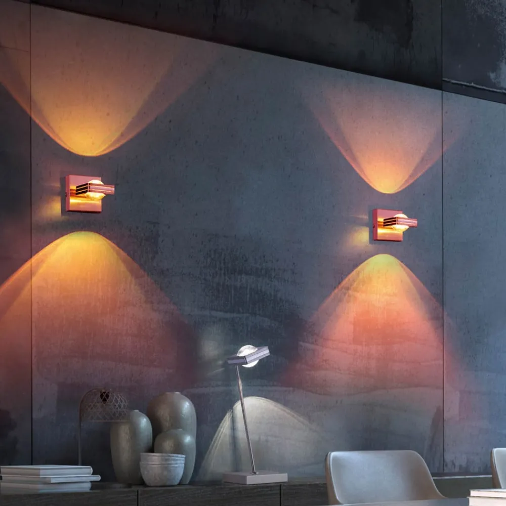 Q-Smart-Home Loftlamper > Kontrollerbar LED-væglampe Fisheye, fjernbetjening