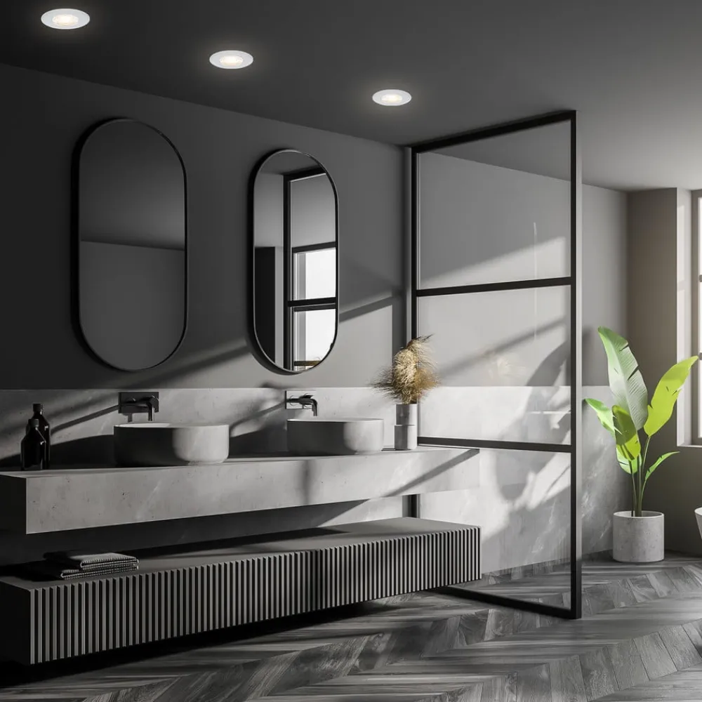 Briloner Loftlamper|Indbygningsspots > Kulana Mini indbygget spot med LED IP44 3er krom