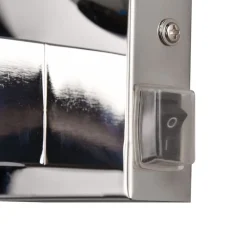 Væg- Og Spejllamper|Væglamper ^ Trio Lighting Kula væglampe til badet, glasskærm IP44 krom