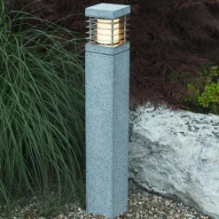 Heitronic Gadebelysning > La Mer . vejlampe af ægte granit