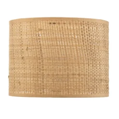 Lampeskærme ^ HELAM Lampeskærm Abba E27 Ø20/højde 15 cm, rattan