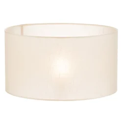 Lampeskærme ^ HELAM Lampeskærm Alba, Ø 45 cm, E27, ecru