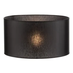 Lampeskærme ^ HELAM Lampeskærm Alba, Ø 45 cm, E27, sort