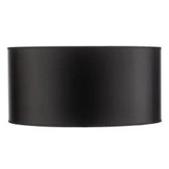 HELAM Lampeskærme > Lampeskærm Alba, Ø 40 cm, E27, sort/guld
