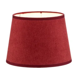 Lampeskærme ^ Duolla Lampeskærm Classic S, vævet, rød