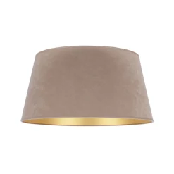 Lampeskærme ^ Duolla Lampeskærm Cone højde 25,5 cm, beige/guld