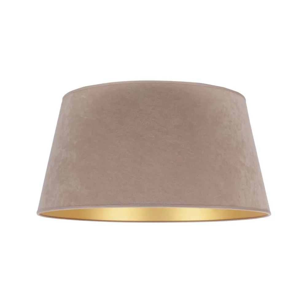 Lampeskærme ^ Duolla Lampeskærm Cone højde 25,5 cm, beige/guld