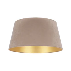 Lampeskærme ^ Duolla Lampeskærm Cone højde 25,5 cm, beige/guld