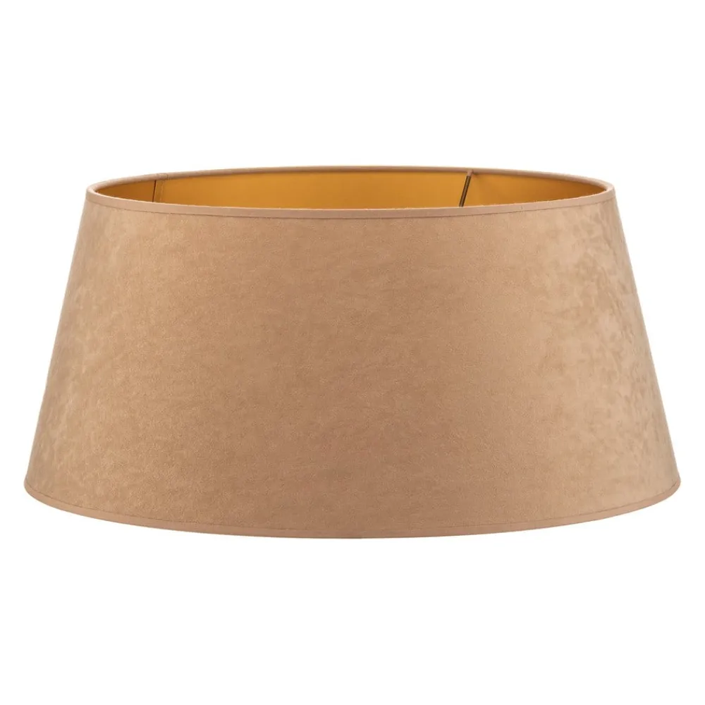 Lampeskærme ^ Duolla Lampeskærm Cone højde 25,5 cm, beige/guld