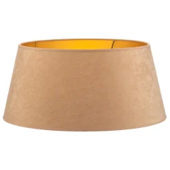 Lampeskærme ^ Duolla Lampeskærm Cone højde 25,5 cm, beige/guld