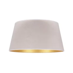 Lampeskærme ^ Duolla Lampeskærm Cone højde 25,5 cm, ecru/guld