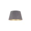 Duolla Lampeskærme > Lampeskærm Cone højde 18 cm, grå/guld