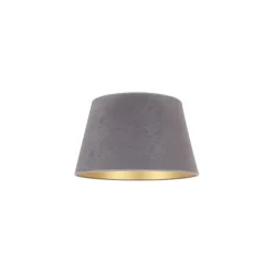 Duolla Lampeskærme > Lampeskærm Cone højde 18 cm, grå/guld