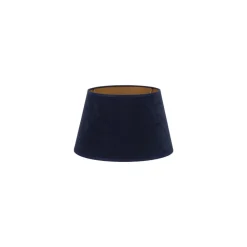 Duolla Lampeskærme > Lampeskærm Cone højde 18 cm, mørkeblå/guld