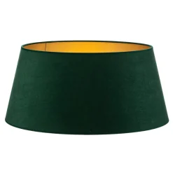 Duolla Lampeskærme > Lampeskærm Cone højde 25,5 cm, mørkegrøn/guld