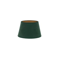Duolla Lampeskærme > Lampeskærm Cone højde 18 cm, mørkegrøn/guld