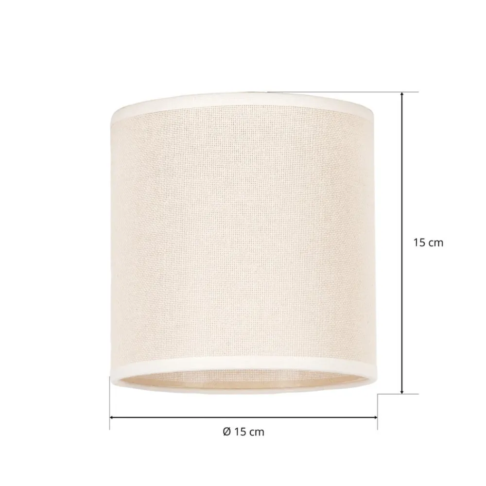 Duolla Lampeskærme > Lampeskærm Roller, beige, Ø 15 cm, højde 15 cm