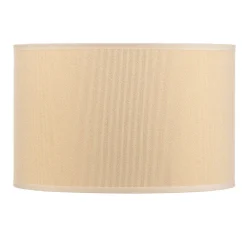 Lampeskærme ^ Duolla Lampeskærm Roller Ø 25 cm, ecru/guld