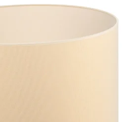 Lampeskærme ^ Duolla Lampeskærm Roller Ø 50 cm, ecru/guld