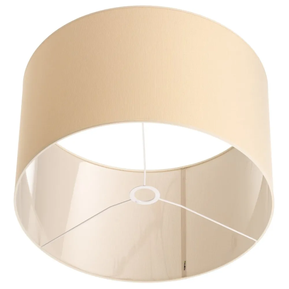 Lampeskærme ^ Duolla Lampeskærm Roller Ø 50 cm, ecru/guld